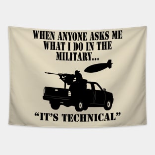 Its Technical  (Light tees) Tapestry