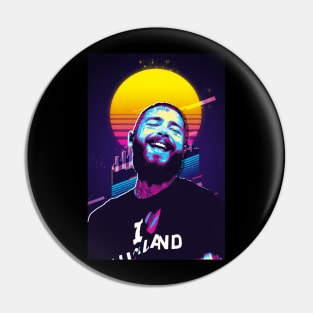 retro 80s post malone Pin