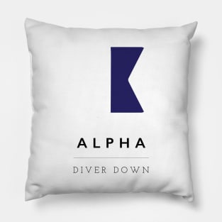 Alpha: ICS Flag Semaphore Pillow