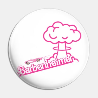 Barbenheimer Barbie Oppenheimer mix fanmade Pin