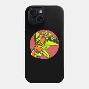 Frog Skate Punk, untaart Phone Case