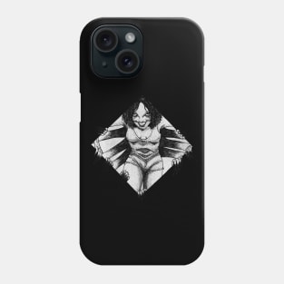 Jorōgumo (Black and White) Phone Case