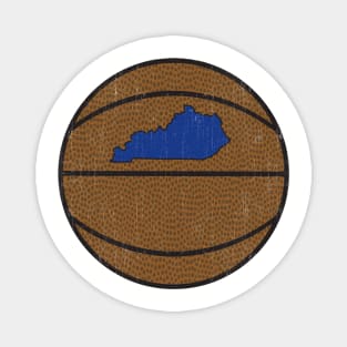 Kentucky Distressed Basketball Magnet