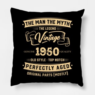 The Legend Vintage 1950 Perfectly Aged Pillow