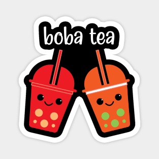 Funny Kawaii Boba Tea Magnet