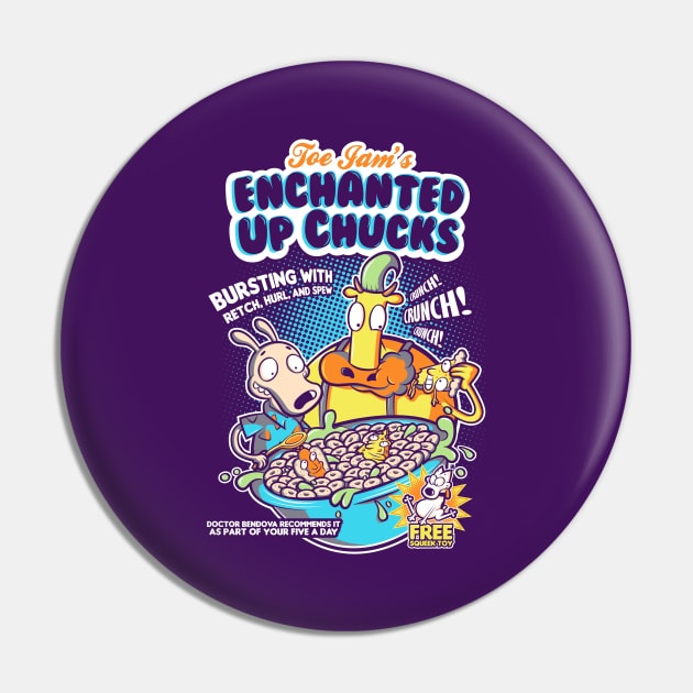 Enchanted Up Chucks Pin by hoborobo