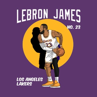 LeBron James Comic Style Art T-Shirt