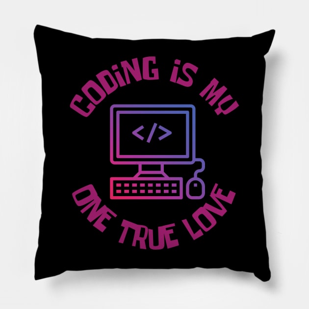 My one true love: Coding Pillow by CreoTibi