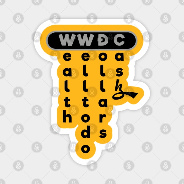 WWDC 2020 wealthy Dollars Magnet by KMLdesign