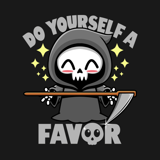 Funny CUte Kawaii Grim Reaper Funny Advice Meme by Originals By Boggs