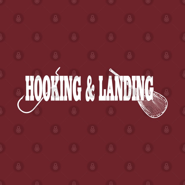Hooking and Landing - Fishing / Angling design by BassFishin