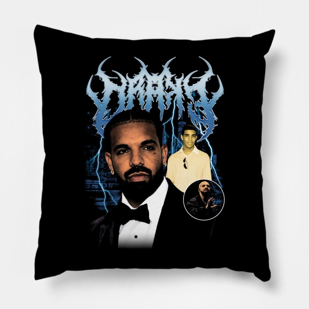 Aubrey Drake Graham Pillow by BVNKGRAPHICS