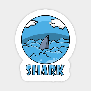 shark in the sea Magnet