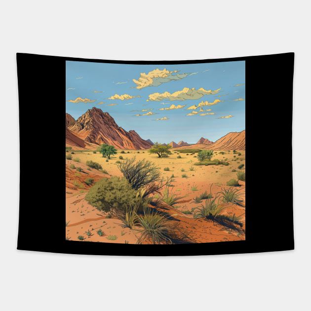 Namibia Tapestry by ComicsFactory