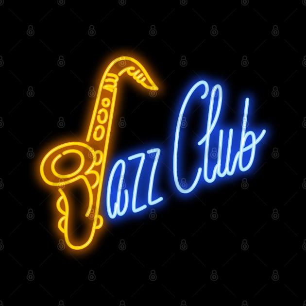 Jazz club neon sign by madeinchorley