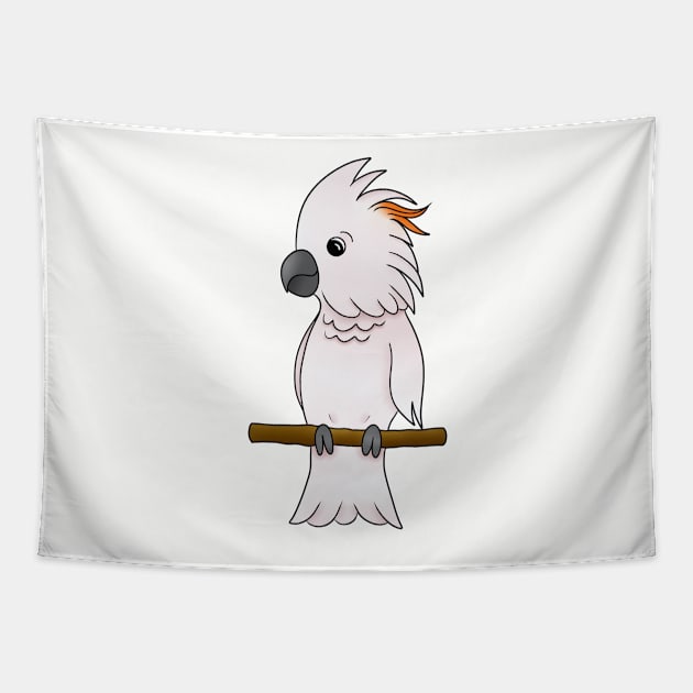 Moluccan Cockatoo Tapestry by MyBearNugget