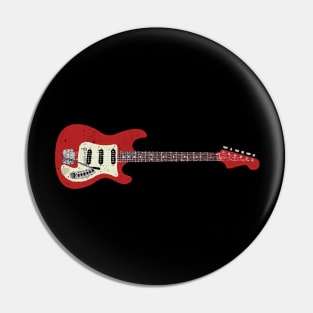 Bowie Rebel Rebel Kent Guitar Pin