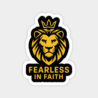 Fearless in Faith Magnet