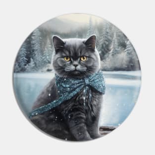 Arctic British Shorthair Pin