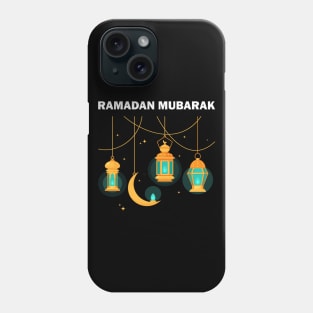 Ramadan Mubarak Ramadan Kareem Yellow Lantern Fanous Crescent Gift Phone Case