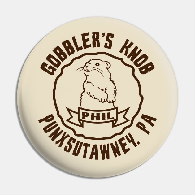 Punxsutawney Phil Groundhog Day Pin by Mike Ralph Creative