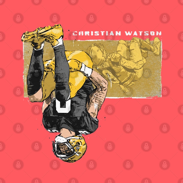 Christian Watson Green Bay Highlight Backflip by Chunta_Design