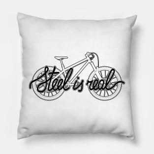 Steel is Real Hardtail Pillow
