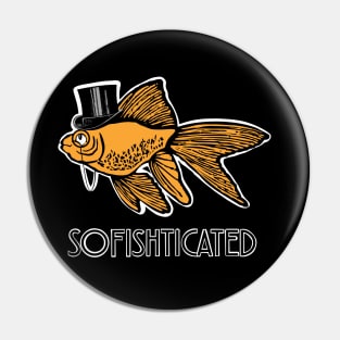 Sophisticated Goldfish Pin