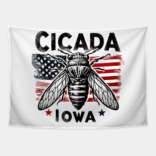 Cicada Iowa Tapestry