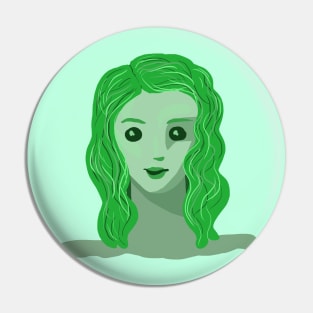 Mother Nature (Green Lady) Pin