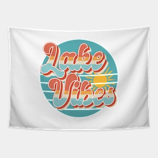 Lake vibes Sun Vacation Summer Retro fashion 80s Tapestry