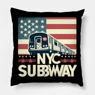 NYC Subway Pillow