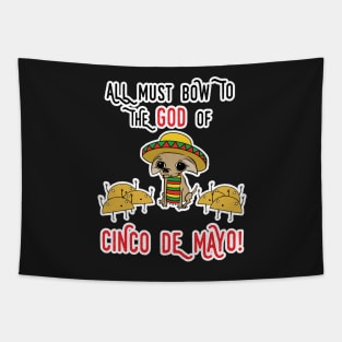 Funny Cinco De Mayo Tacos Love Chihuahua Tapestry