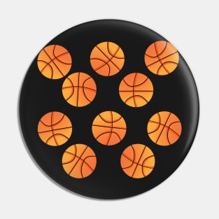 Basketball Brigade Pattern Pin