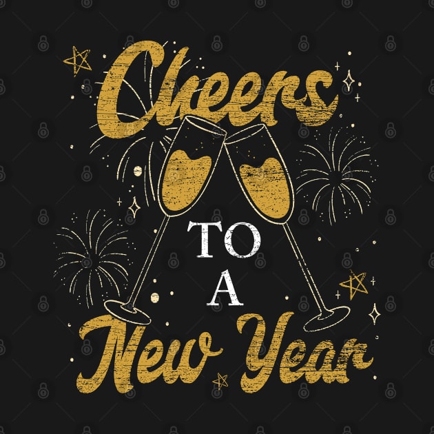 Cheers To A New Year Christmas by ShirtsShirtsndmoreShirts