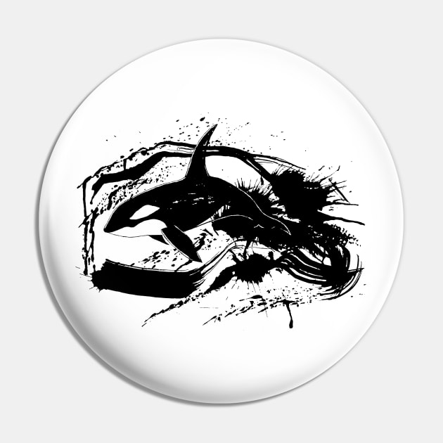 killer whale inc  paint splashes art Pin by NemfisArt