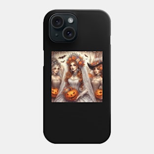 Halloween Bride and Bridesmaids Phone Case