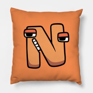 N | Alphabet Lore Pillow