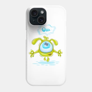 Meditating monster Phone Case