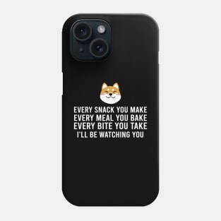 Snuggle Scent Shiba Love, Tee Every Meal You Bake Furry Aficionados Phone Case