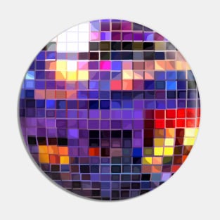 Disco Ball Pattern Pin