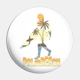 Palm Beach Surfing Pin