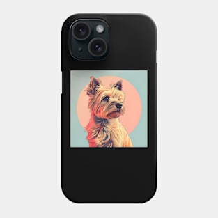 Norwich Terrier in 70's Phone Case