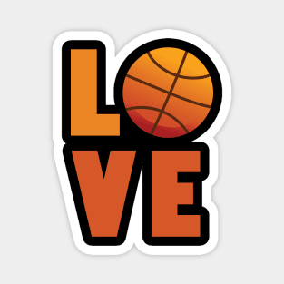 Girls basketball love t shirt for women teens tweens Magnet