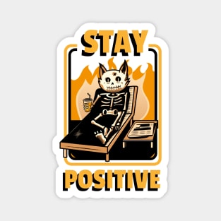 stay positive Magnet