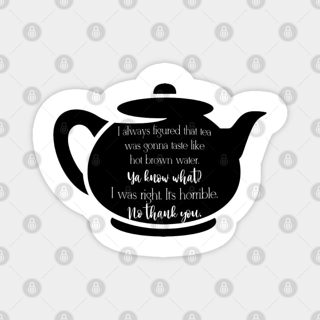 Tea Time Magnet by Wenby-Weaselbee