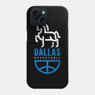 Cool Modern Blue Dallas Mavericks Basketball fan gift Phone Case