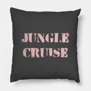 Millennial Pink Jungle Cruise Pillow