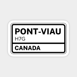 Pont Viau H7G Zip Code Magnet