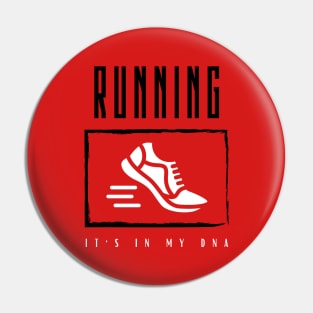 Running It's in my DNA Pin